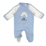 Warmer pastellfarbener Baumwoll-Strampler