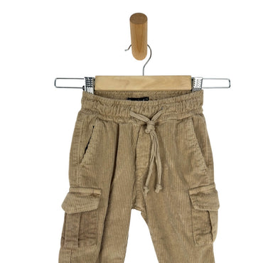 Pantalone Neonato Cargo in Velluto con Tasconi - Pierre Cardin