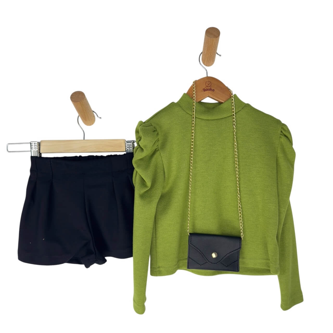 Winter-Mädchenset mit Handtasche