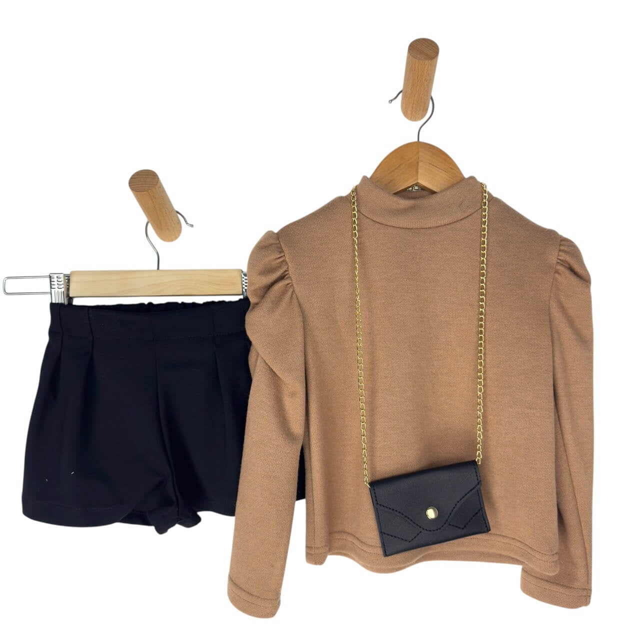 Winter-Mädchenset mit Handtasche