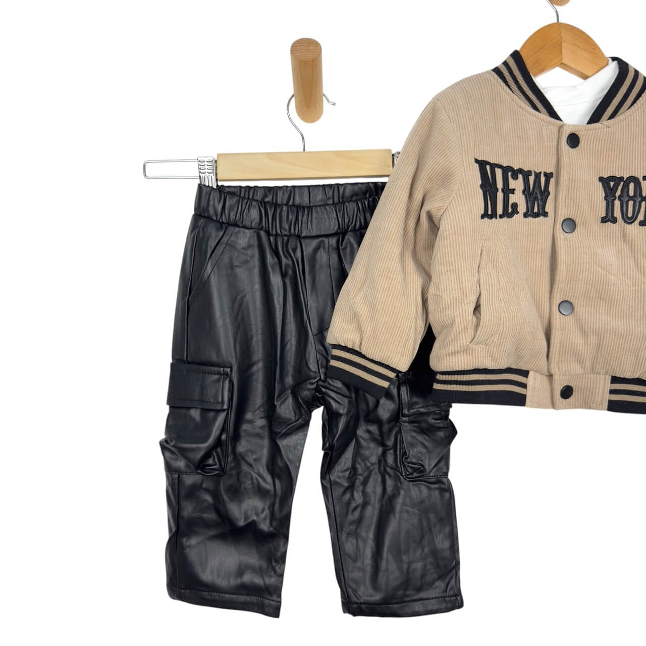 3-teiliges Baby-Outfit mit Jacke