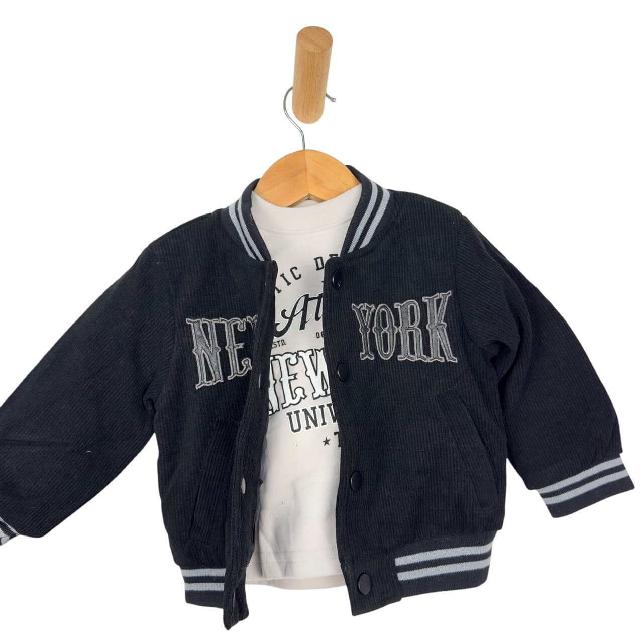 3-teiliges Baby-Outfit mit Jacke