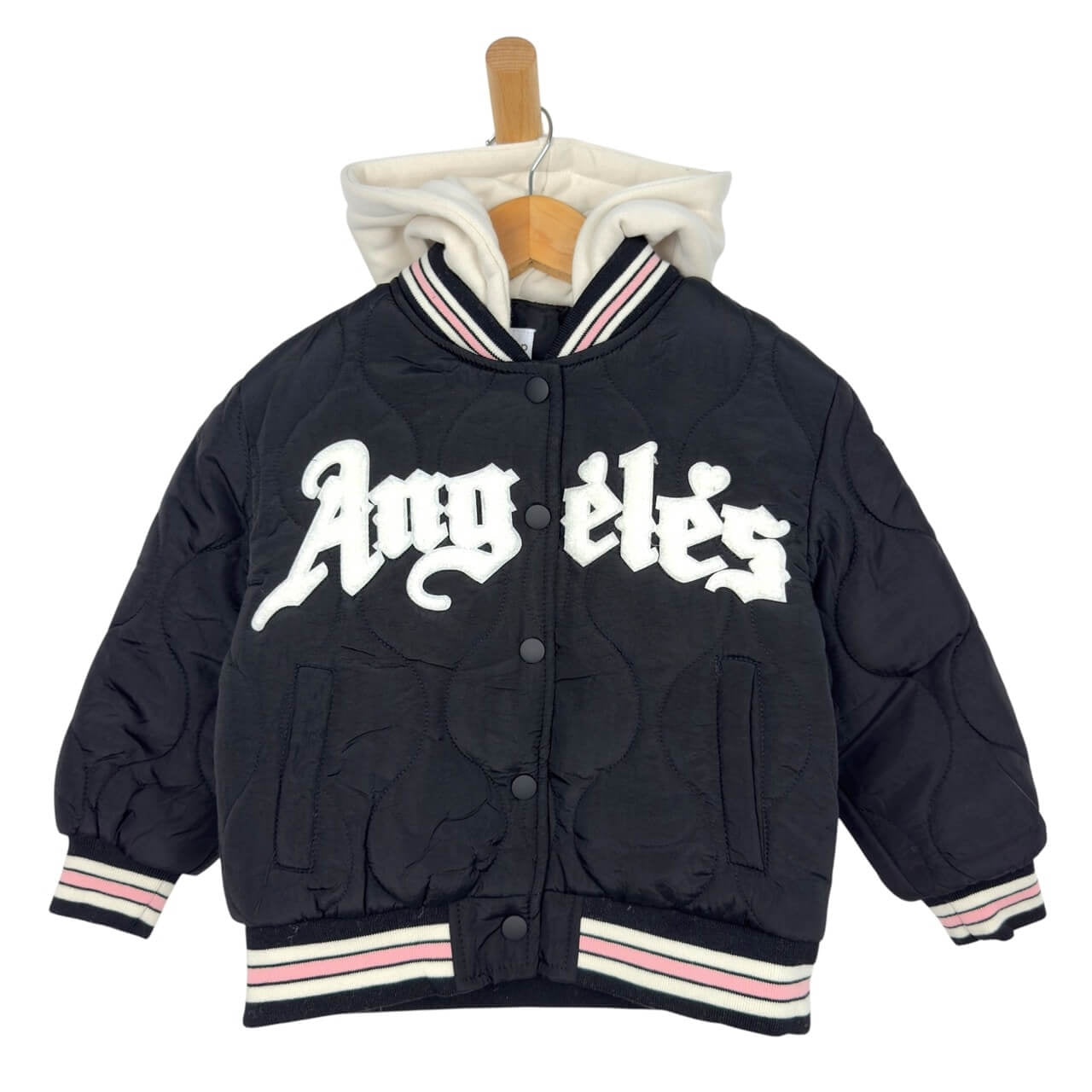 Baby-Mädchen Collage Wattierte Jacke