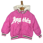 Baby-Mädchen Collage Wattierte Jacke