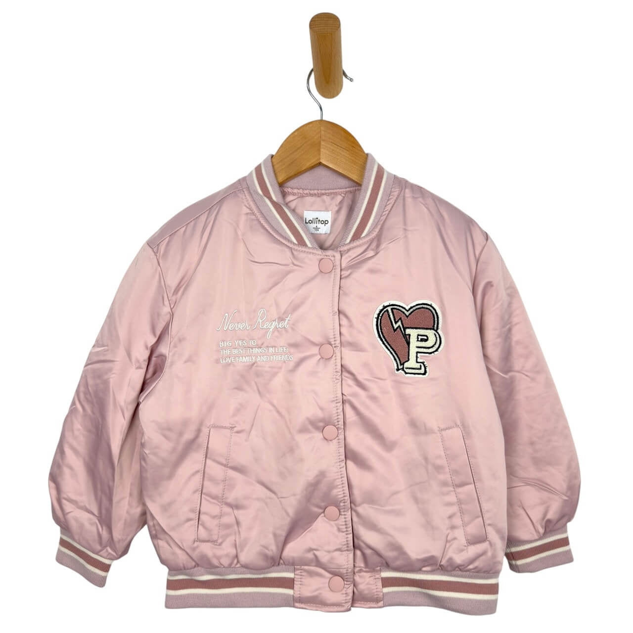 Baby-Mädchen Collage Wattierte Jacke