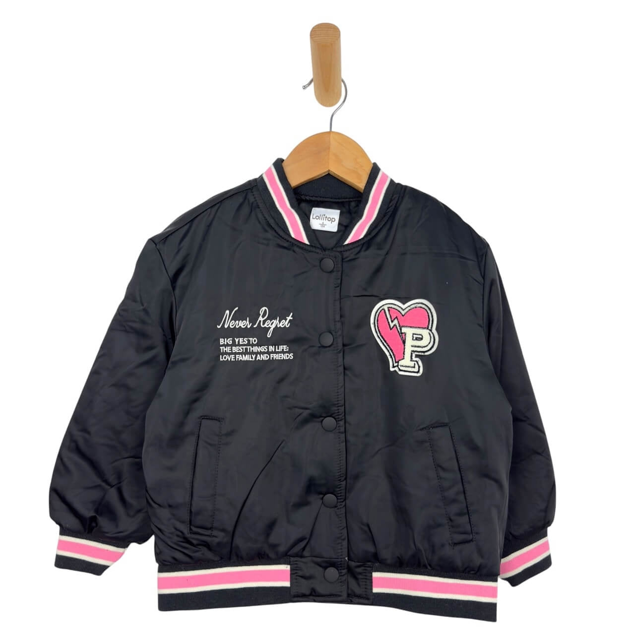 Baby-Mädchen Collage Wattierte Jacke