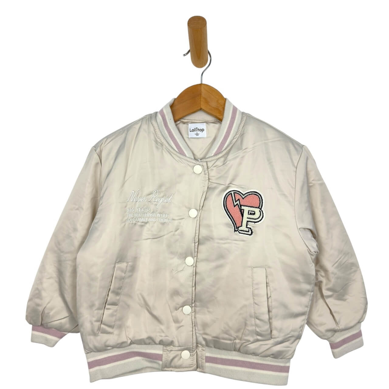 Baby-Mädchen Collage Wattierte Jacke