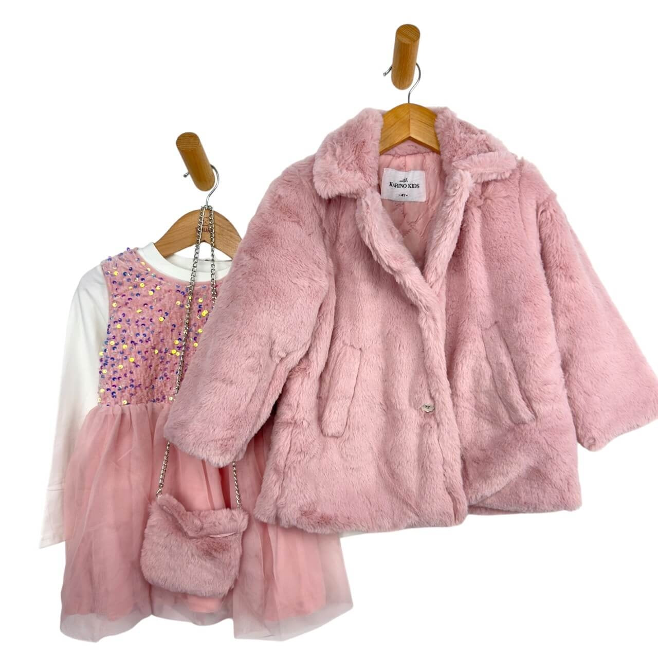 4-teiliges Baby-Mädchen-Outfit