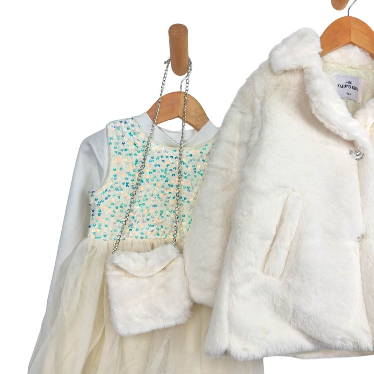 4-teiliges Baby-Mädchen-Outfit