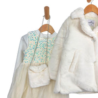 4-teiliges Baby-Mädchen-Outfit