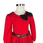 Baby Mädchen Kleid mit Gürtel