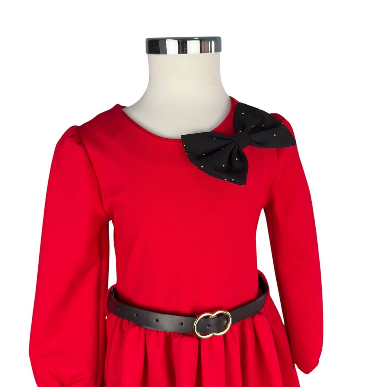 Baby Mädchen Kleid mit Gürtel