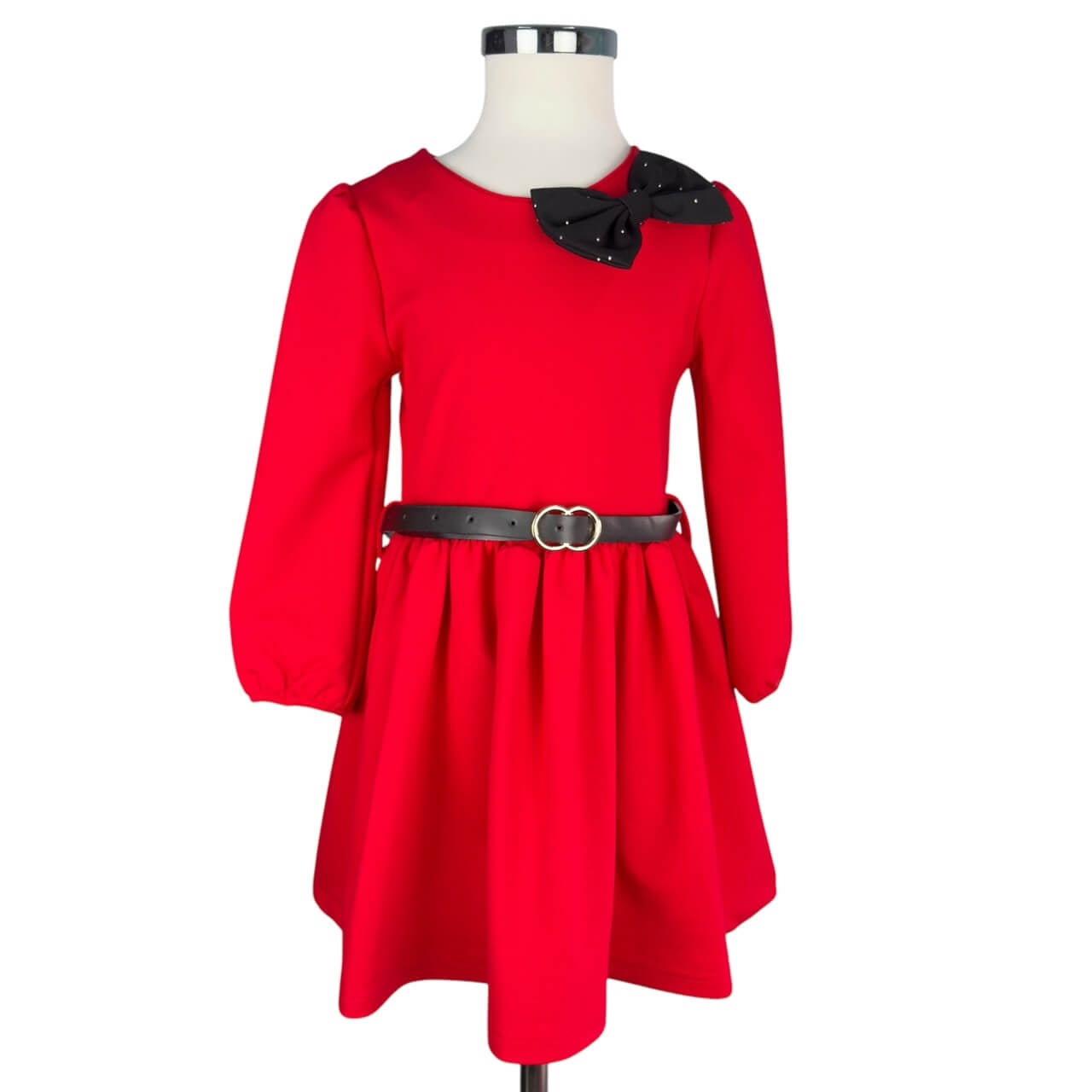Baby Mädchen Kleid mit Gürtel