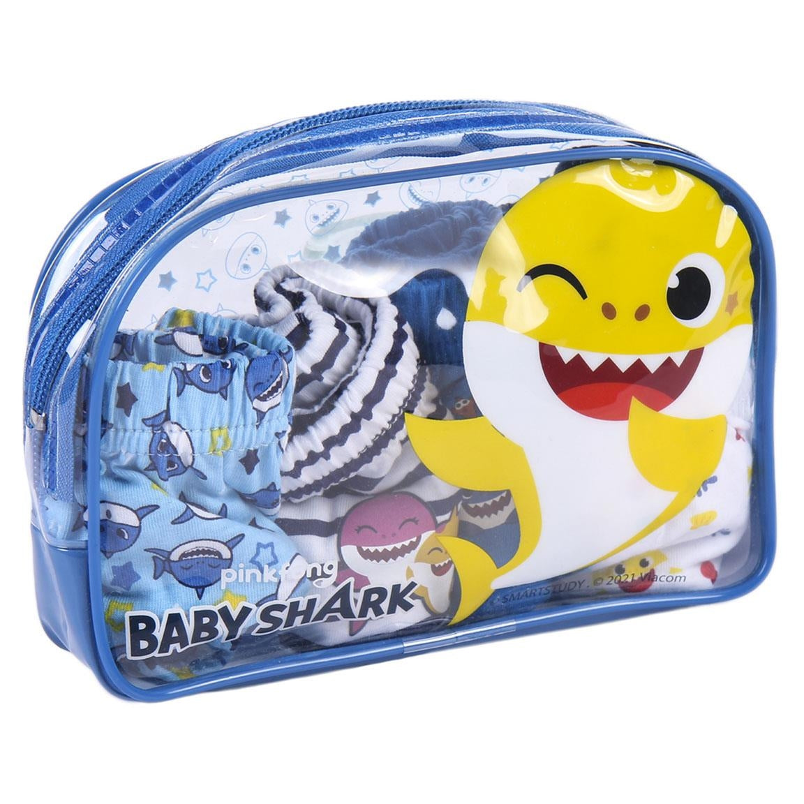 Baby Shark 5-teiliges Baby-Slip-Set