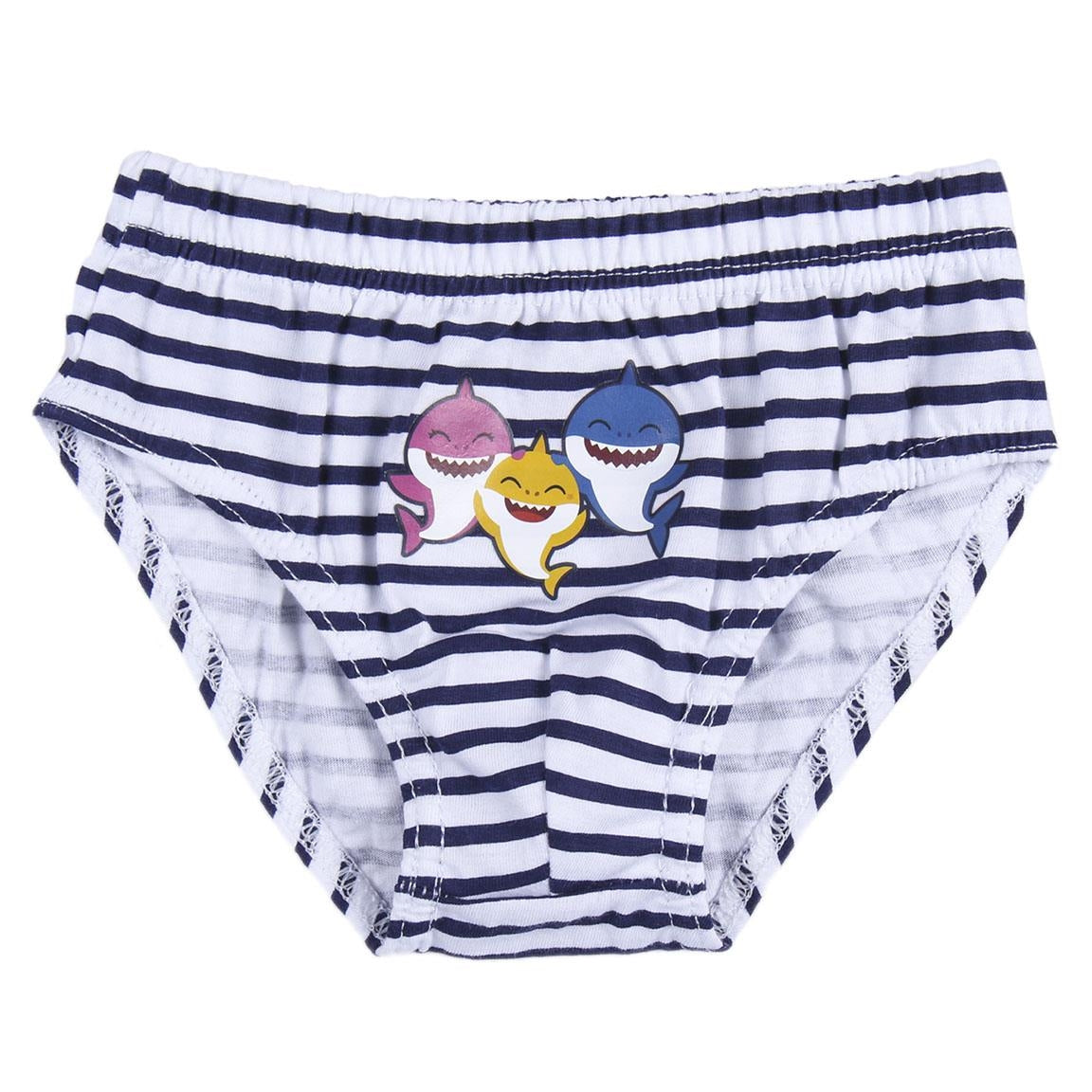Baby Shark 5-teiliges Baby-Slip-Set