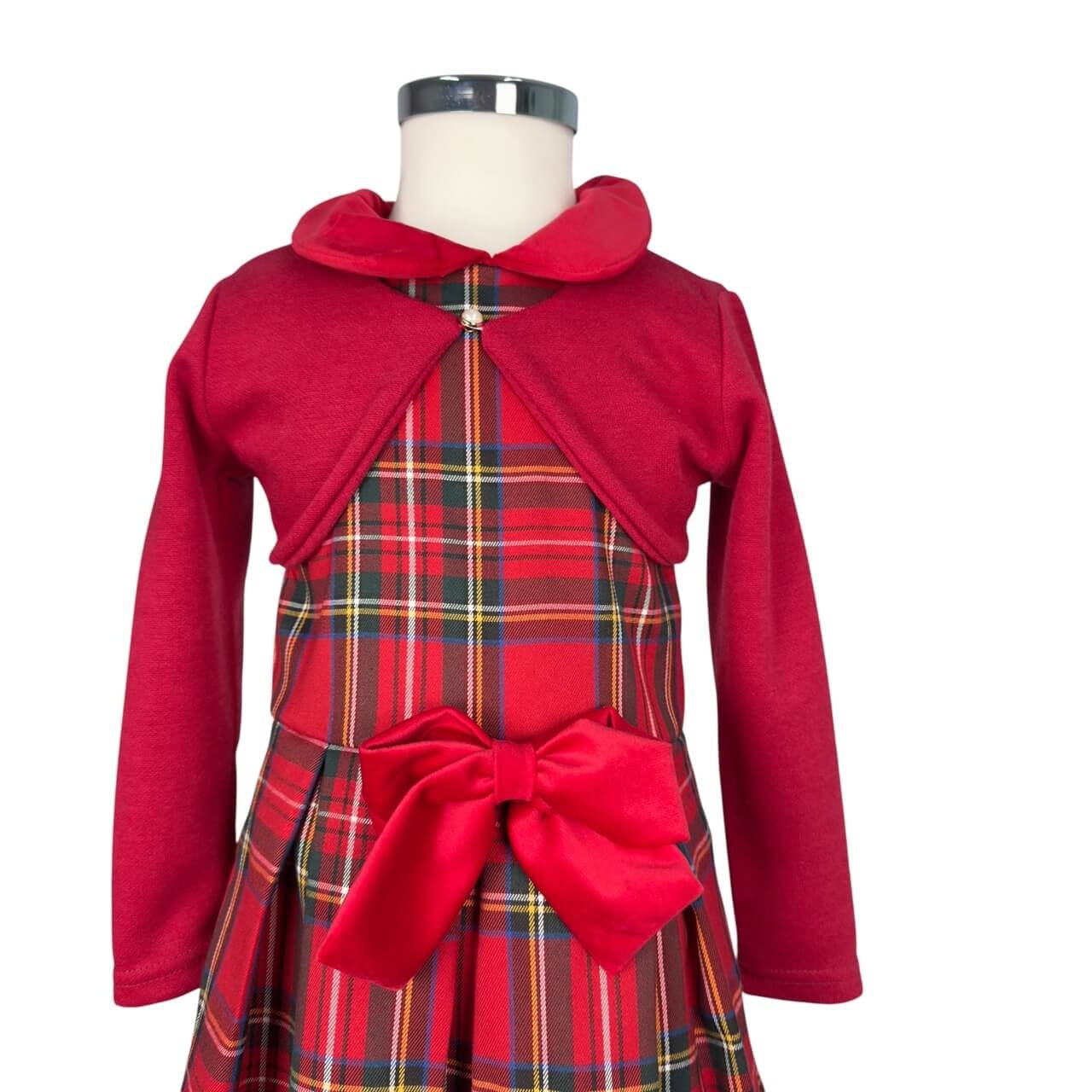 Schottisches Kleid mit Bolero