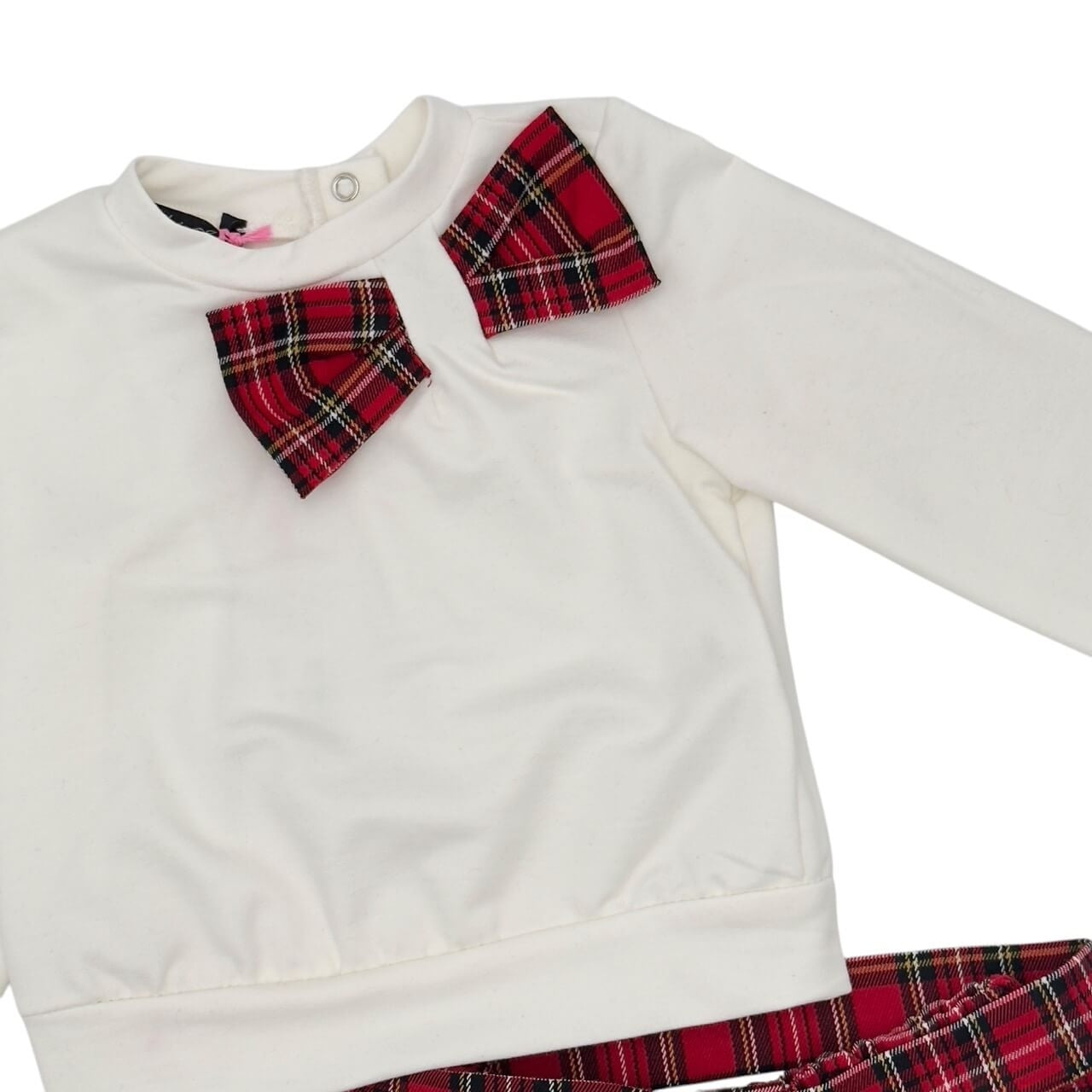 Warmes Baby-Mädchen-Outfit aus Baumwolle