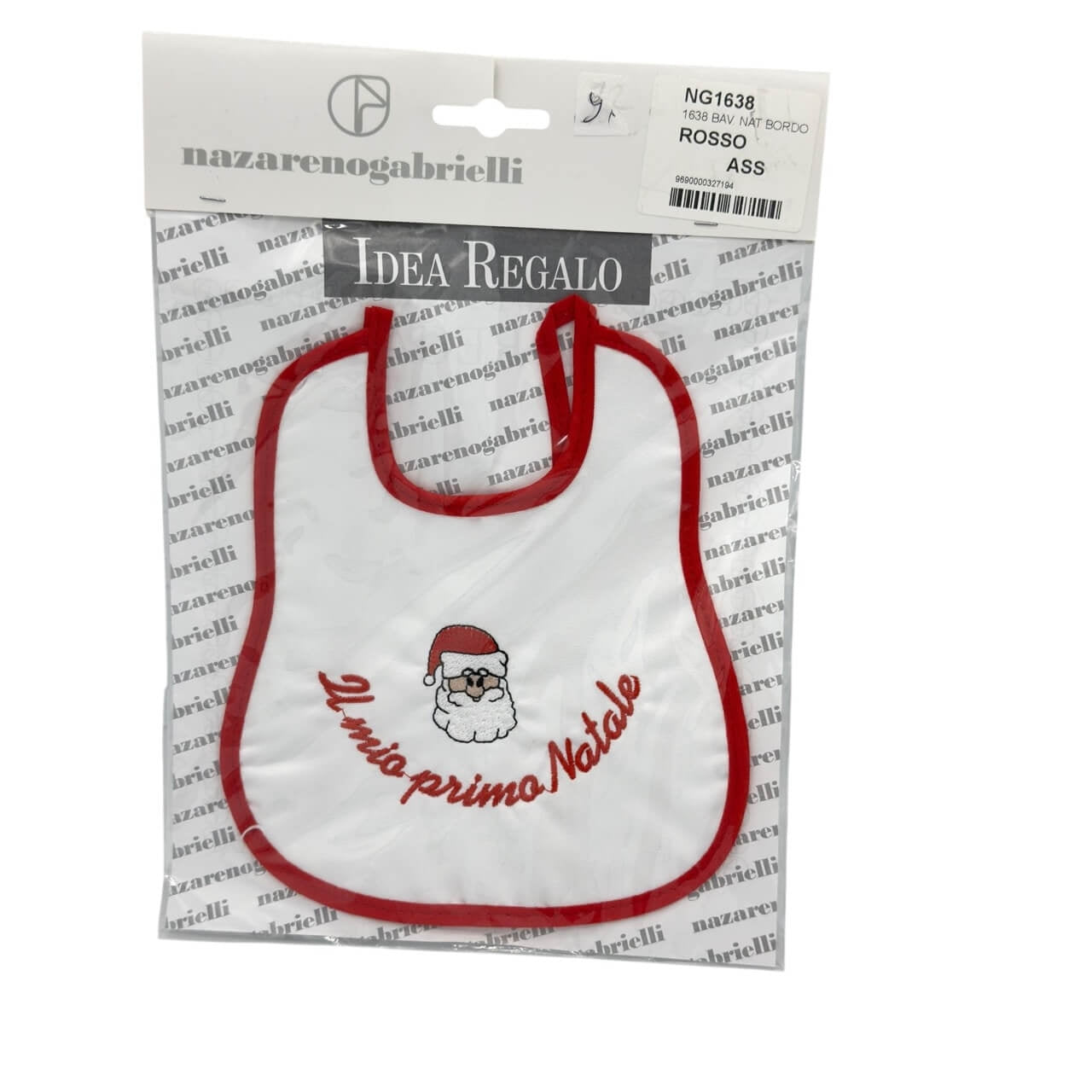 Weihnachtslätzchen mit laminierter Rückseite