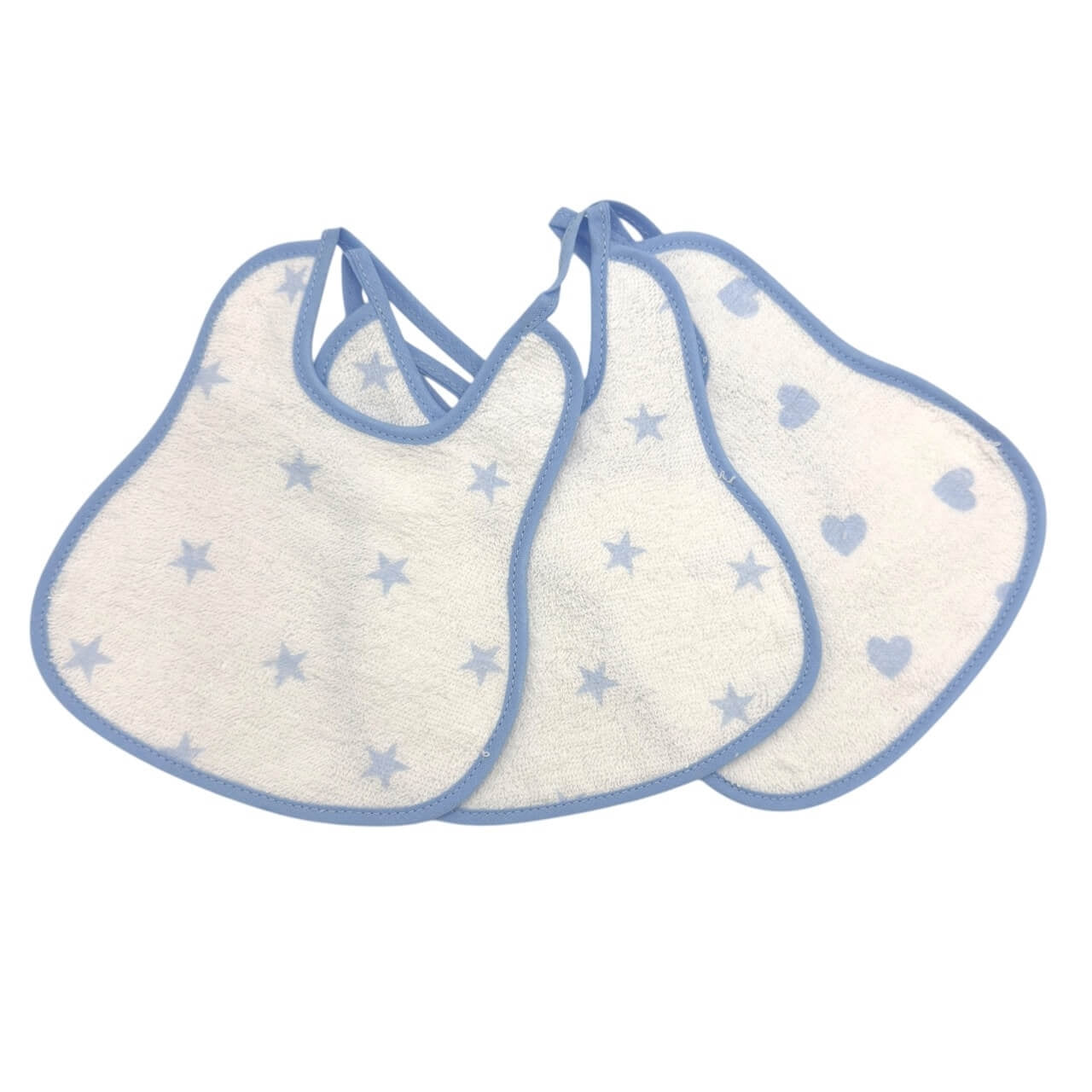 3 Lätzchen aus Frottee