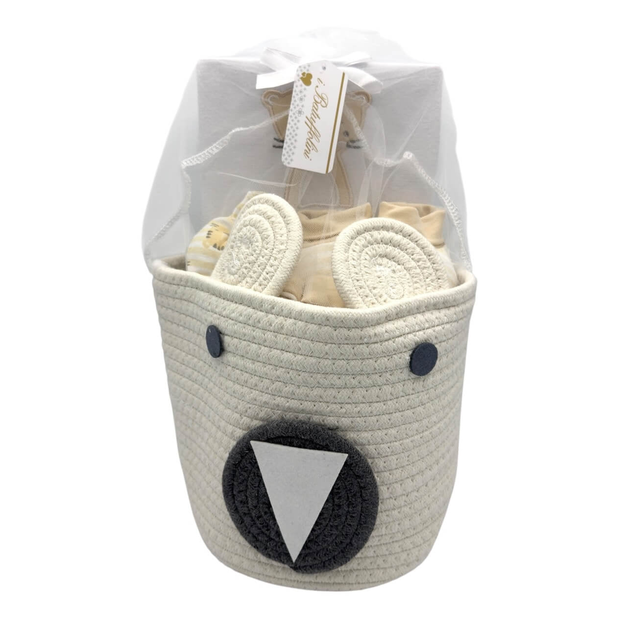 Gemischtes Geburtsset + 6-teiliger Geschenkkorb