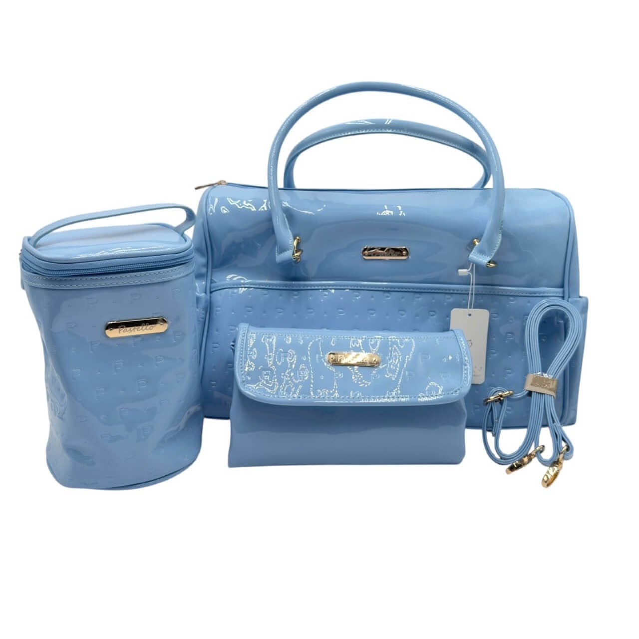 Geburtsbeutel-Set aus Kunstleder 