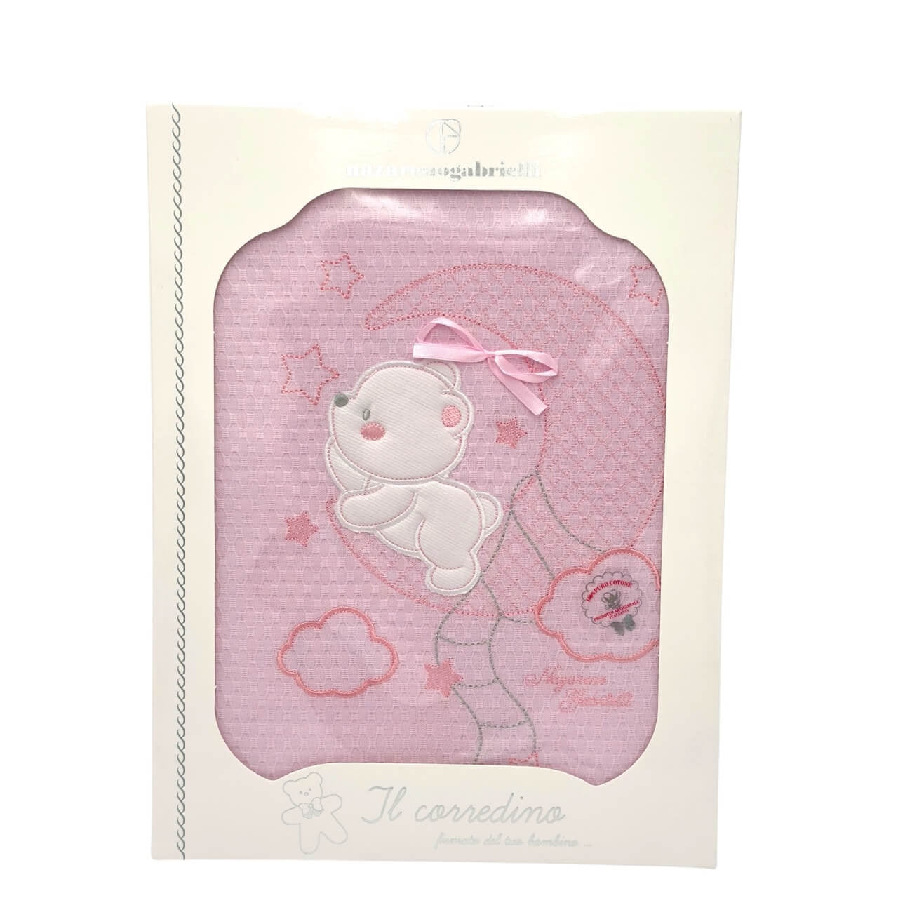 100 % Baumwolle Nazareno Gabrielli Kinderbettdecke – Piquet-Stoff