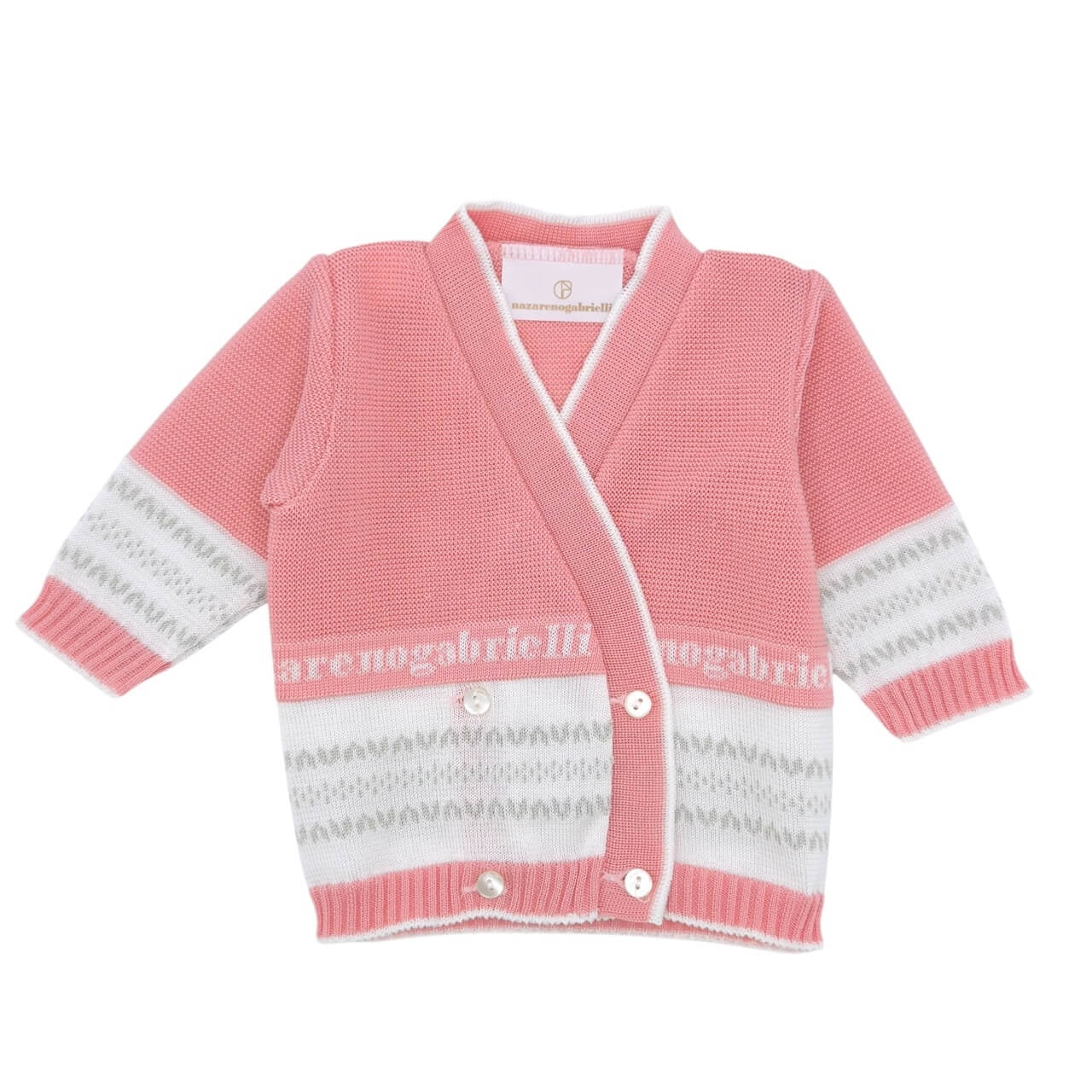 Cardigan Wickeltuch Wickeltuch aus Nazareno-Garn Gabrielli