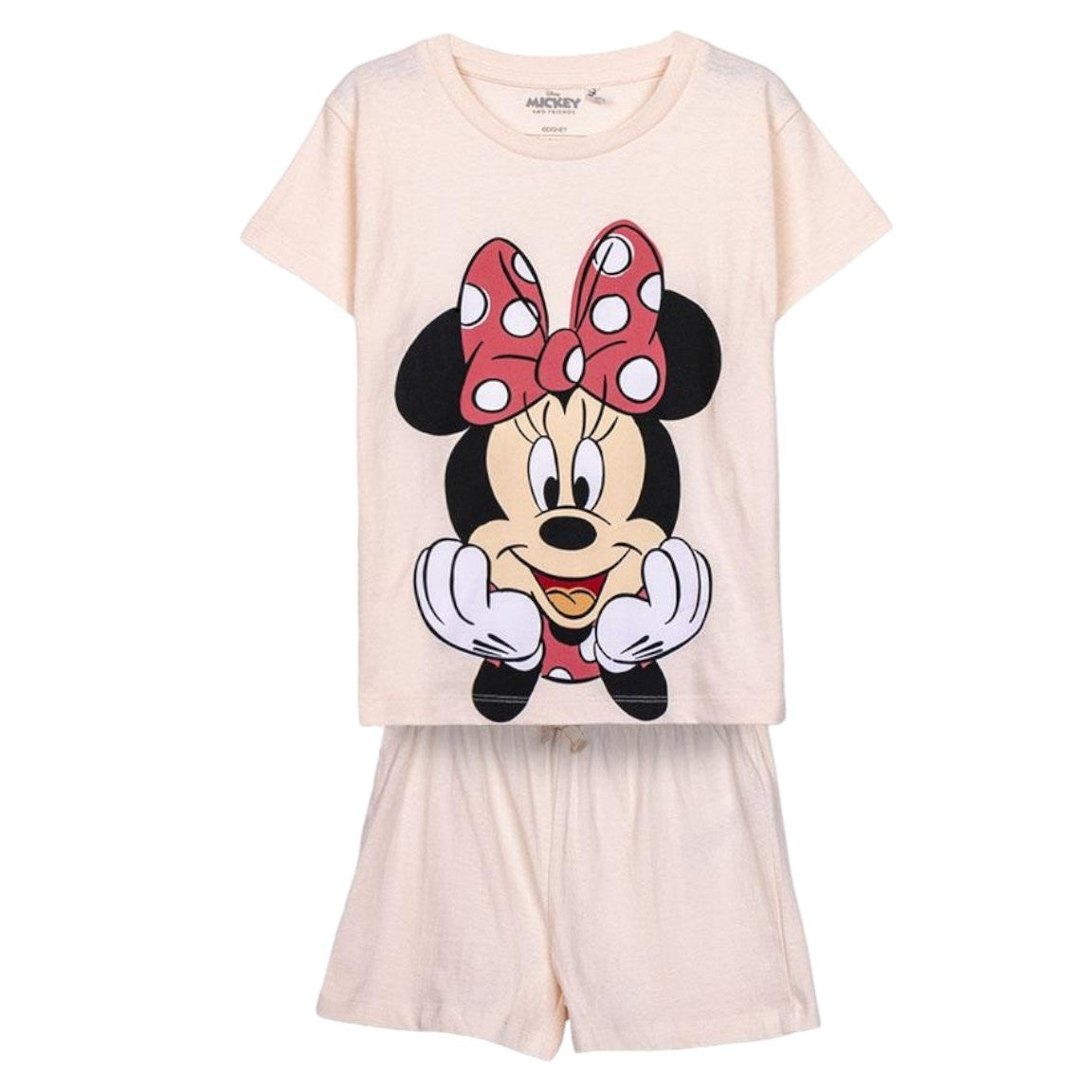 Kurzer Disney-Minnie-Pyjama aus 100 % Baumwolle