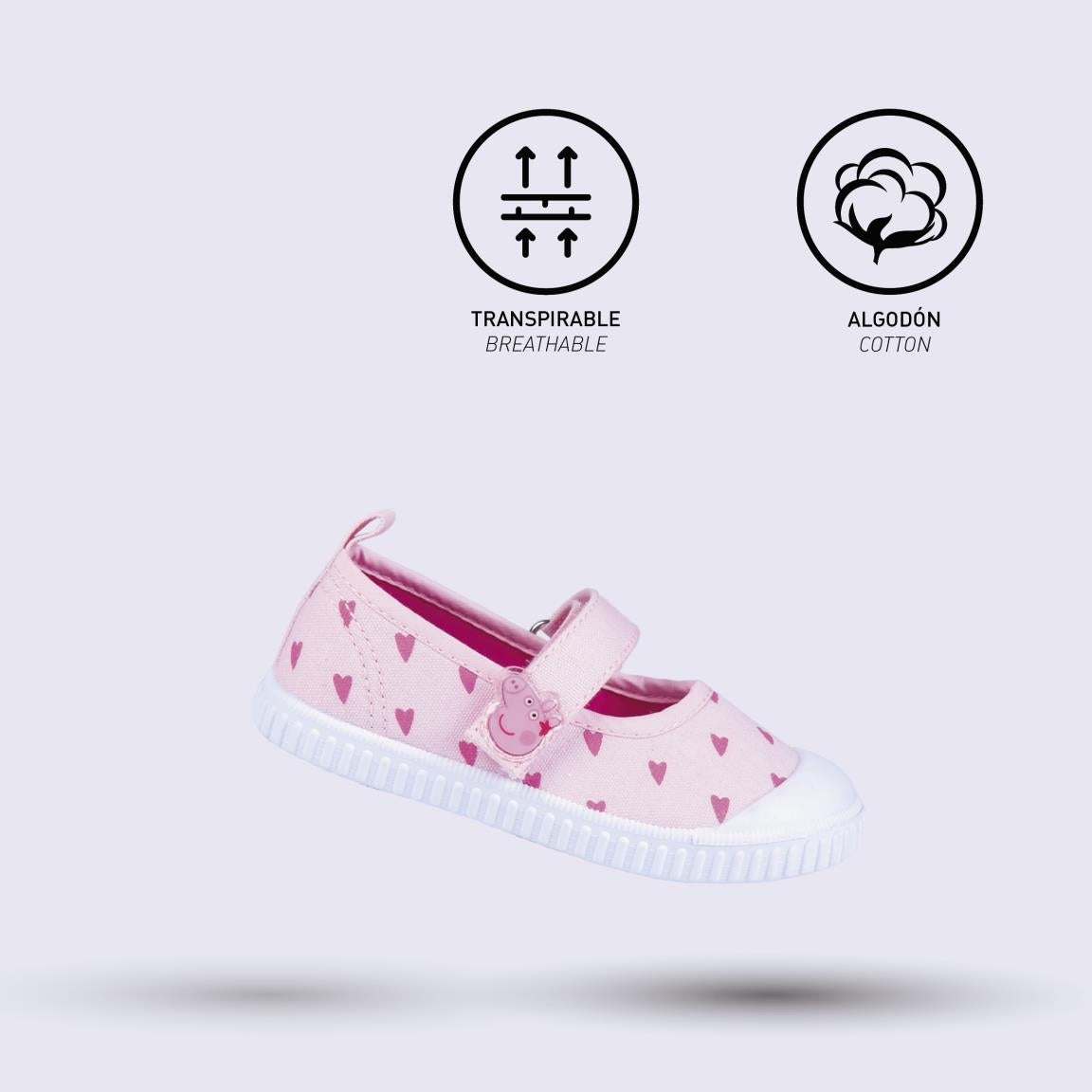 Scarpa in Tela Ballerina Peppa Pig