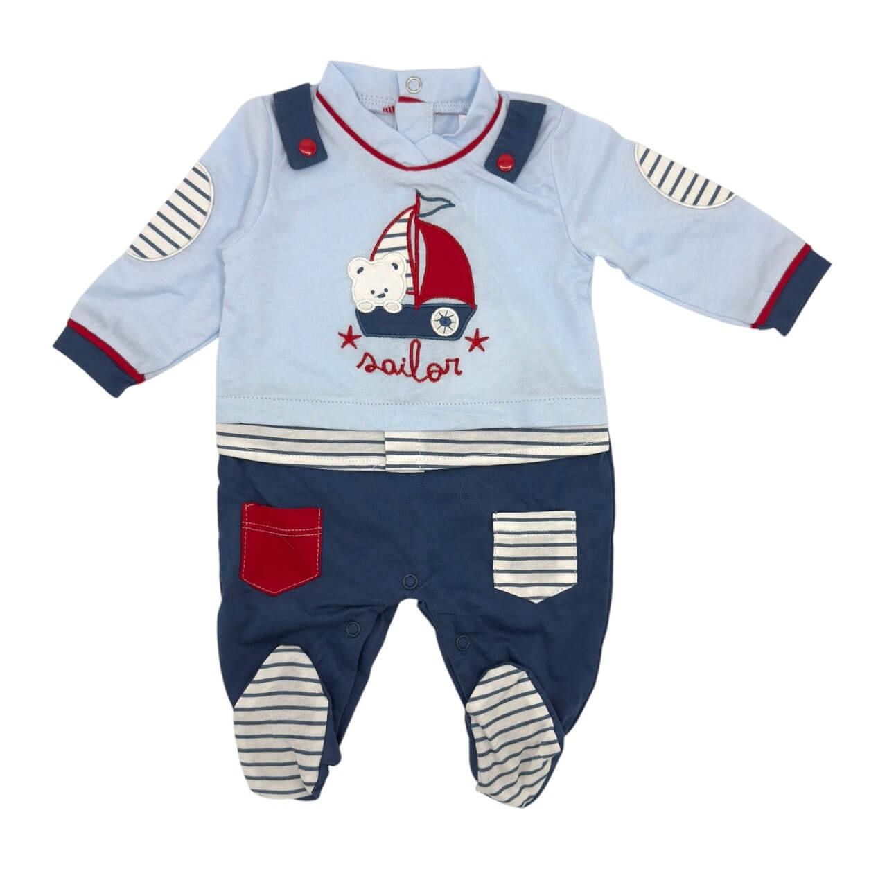 Bidibimbo-Strampler aus Baumwolle