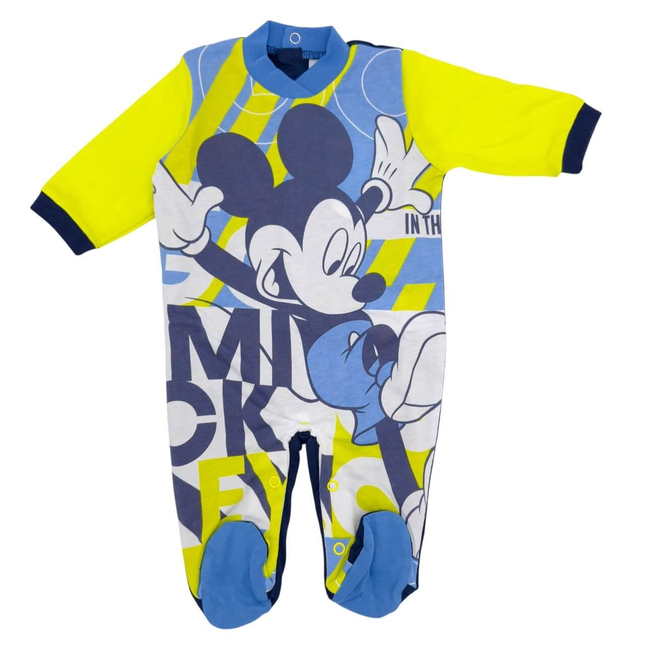 Disney Mickey Mouse Einteiler aus 100 % Baumwolle