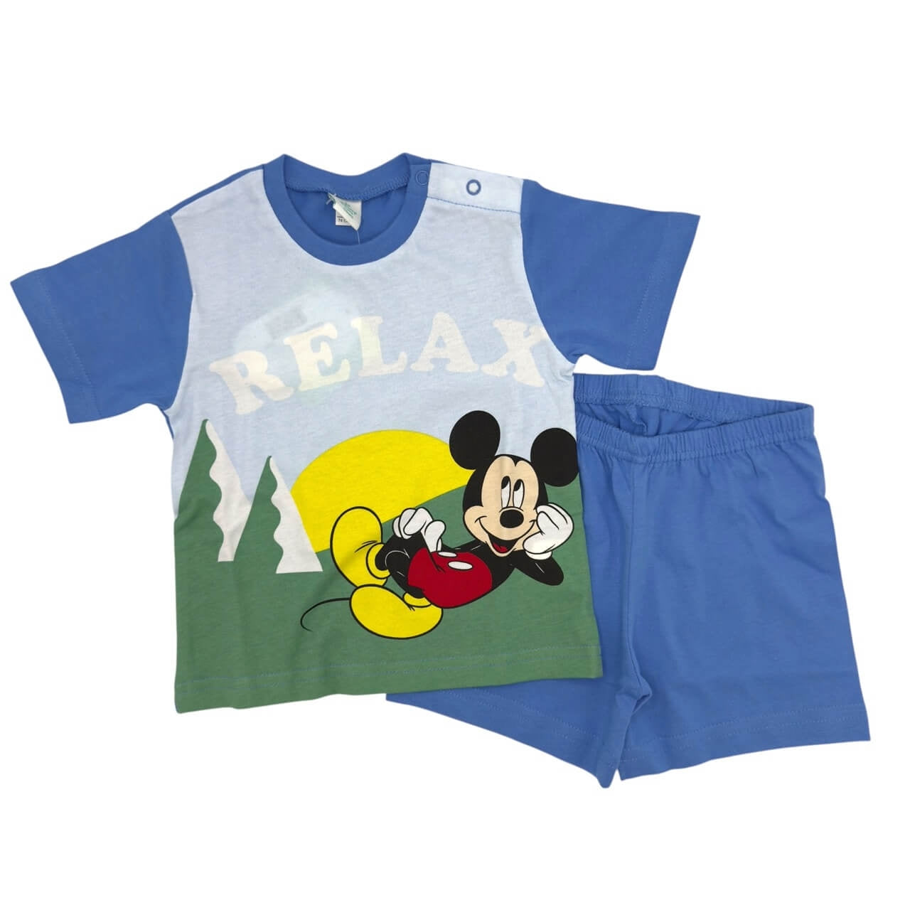 Kurzer Disney-Mickey-Maus-Baumwollpyjama