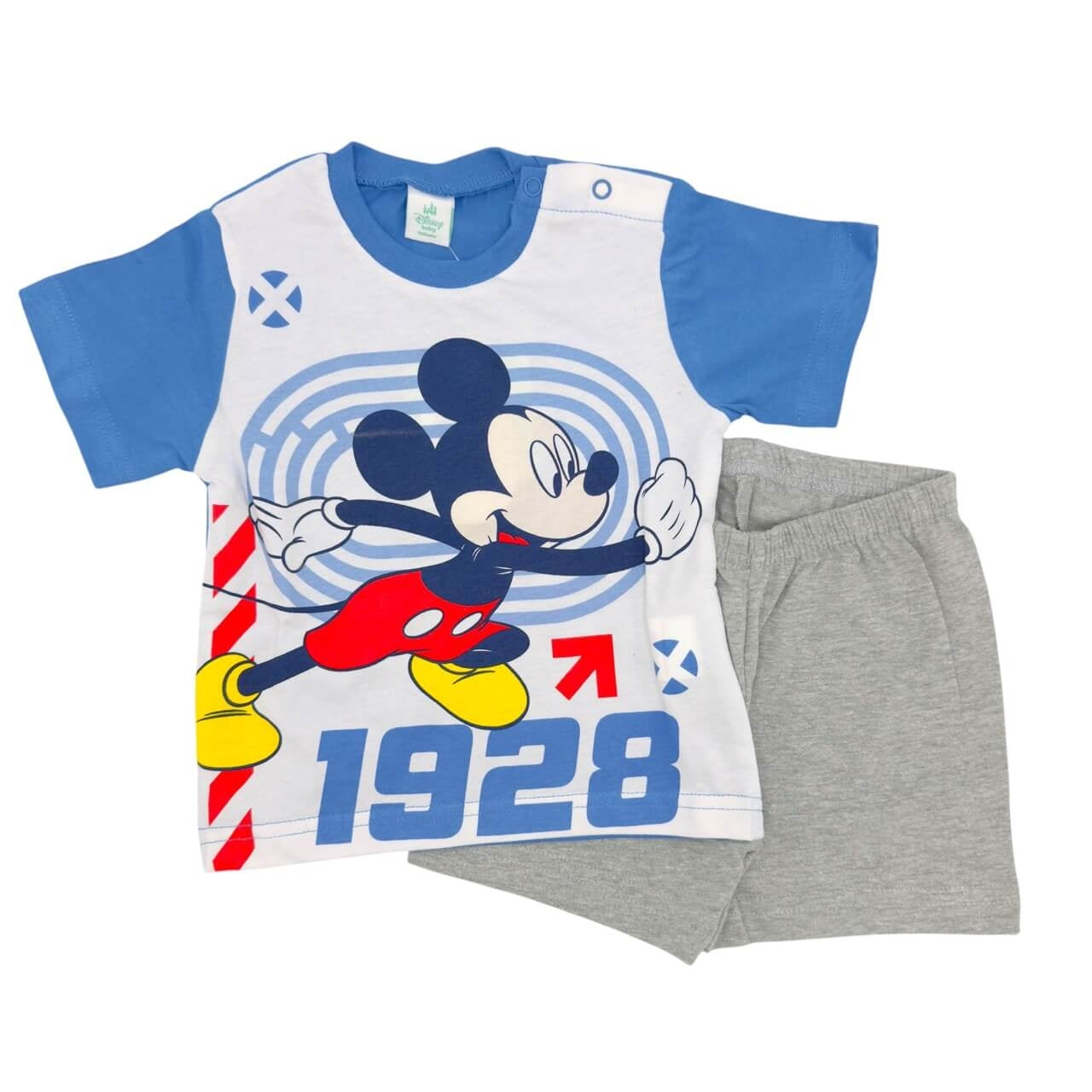 Kurzer Disney-Mickey-Maus-Baumwollpyjama