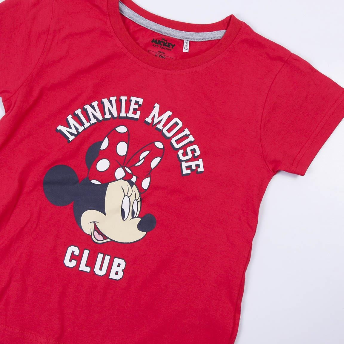 Kurzer Disney-Minnie-Pyjama aus 100 % Baumwolle