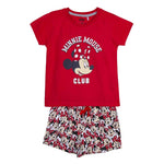 Kurzer Disney-Minnie-Pyjama aus 100 % Baumwolle