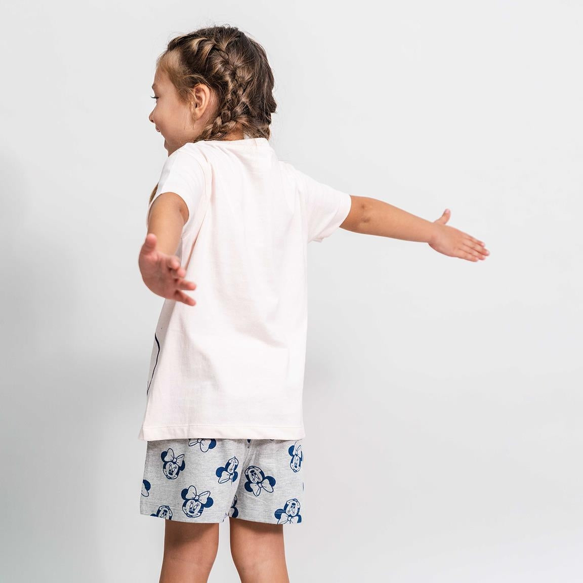 Kurzer Disney-Minnie-Pyjama aus 100 % Baumwolle