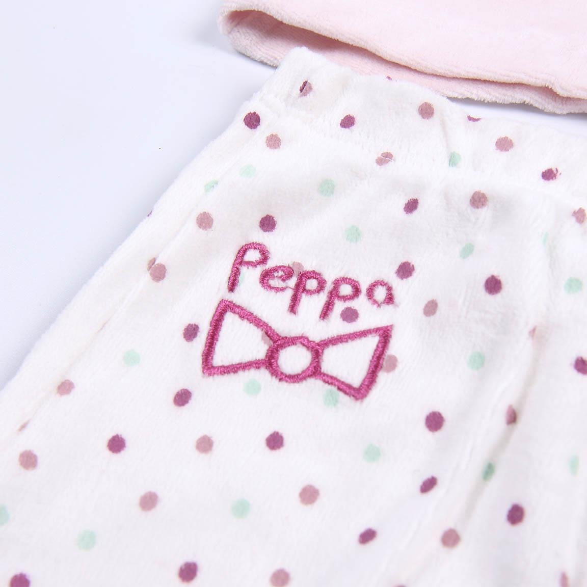 Peppa Pig 2-teiliger Chenille-Strampelanzug