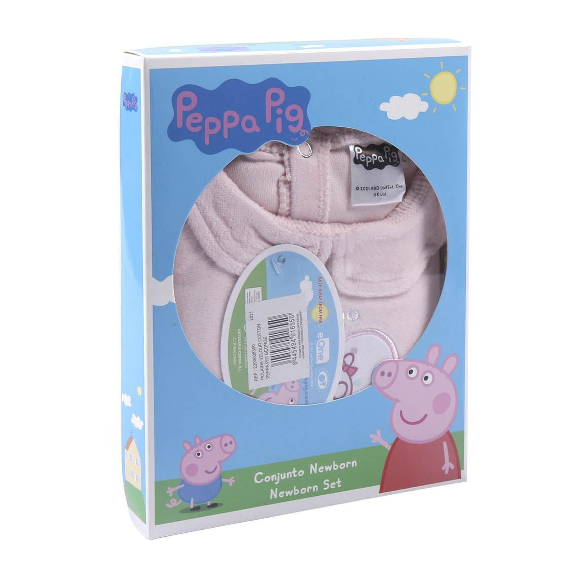 Peppa Pig 2-teiliger Chenille-Strampelanzug