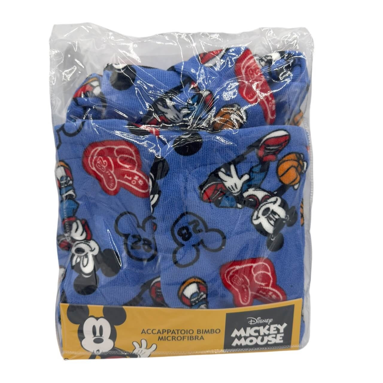 Disney Mickey Mouse Mikrofaser-Bademantel für Kinder