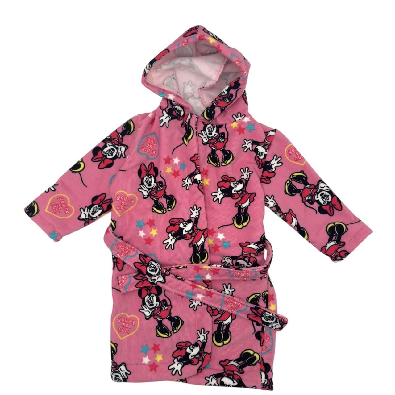 Disney Minnie Baby-Bademantel aus Mikrofaser