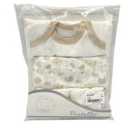 3 Bodys aus 100 % pastellfarbener Baumwolle