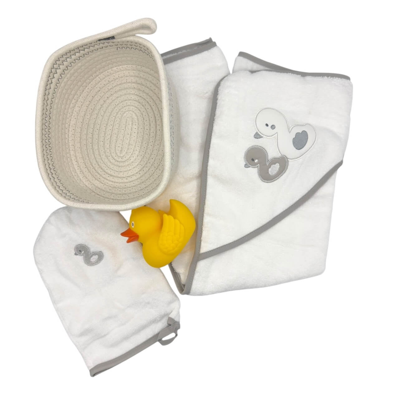 4-teiliges Badezimmerset Raupe Raupe