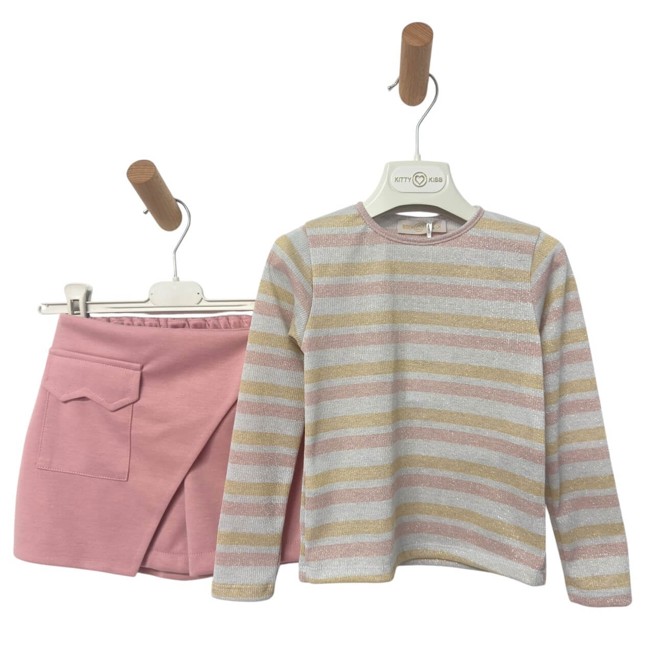 Glitzerndes Baby-Mädchen-Outfit