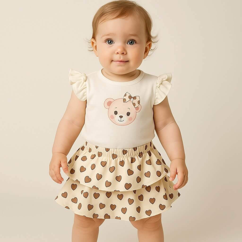 Baby-Mädchen-Outfit