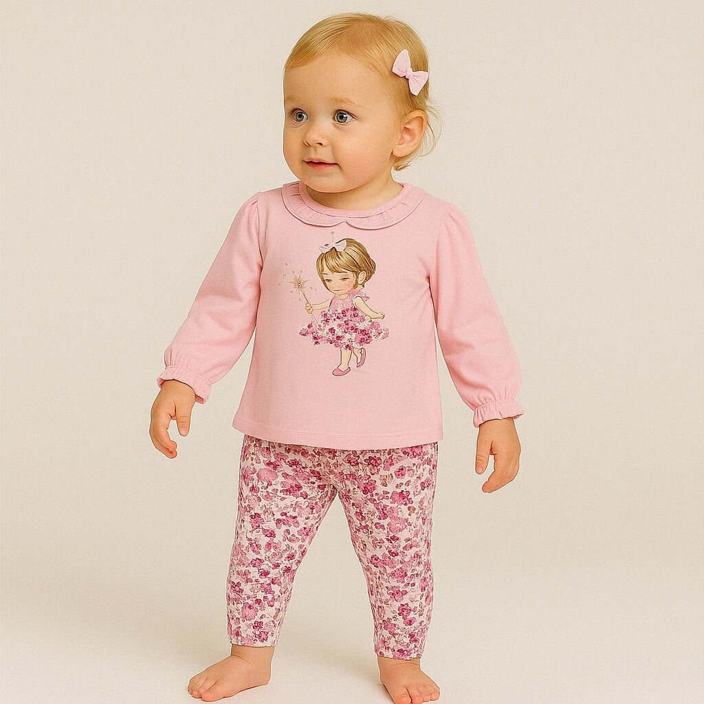 Baby-Mädchen-Baumwoll-Outfit