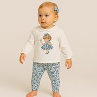 Baby-Mädchen-Baumwoll-Outfit