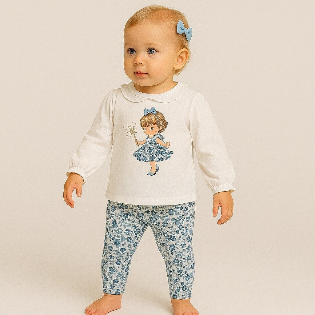 Baby-Mädchen-Baumwoll-Outfit