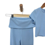 Geripptes Baby-Mädchen-Set