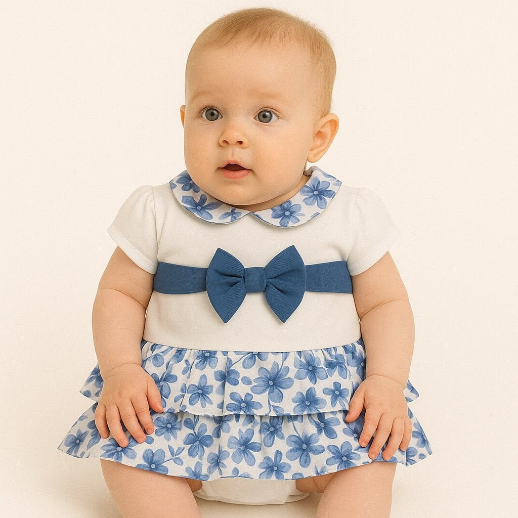 Stramplerkleid aus Baumwolle für Babys (Mädchen)