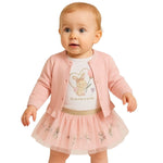3-teiliges Baumwoll-Baby-Mädchen-Set